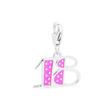 Carica l&#39;immagine nel visualizzatore di Gallery, Charms da donna in acciaio “18” Happy S&#39;Agapõ SHA77
