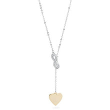Carica l&#39;immagine nel visualizzatore di Gallery, Collana da donna in acciaio infinito e cuore S&#39;Agapõ SLP01
