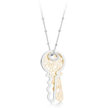 Carica l&#39;immagine nel visualizzatore di Gallery, Collana da donna in acciaio ciondolo chiave S&#39;Agapõ SPI02
