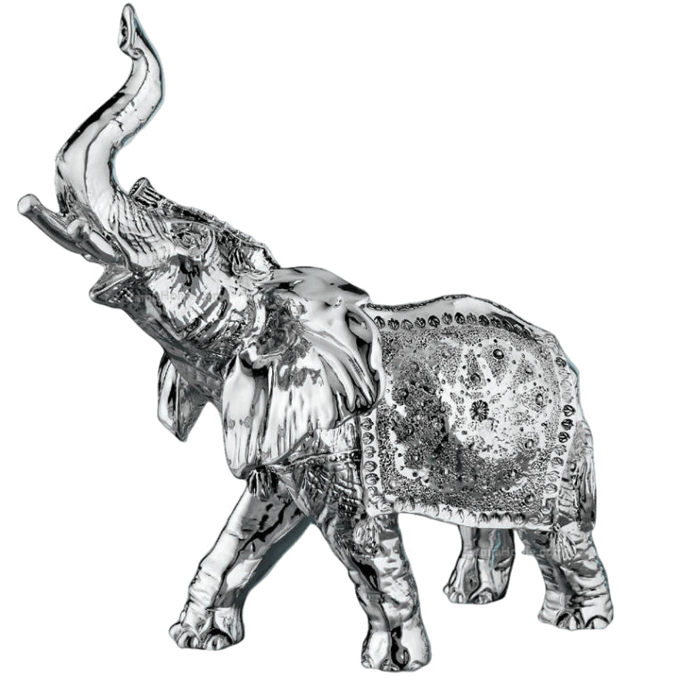 Sculpture Fashion Silver Indian Elephant ST240/M