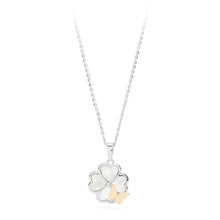Carica l&#39;immagine nel visualizzatore di Gallery, Collana da donna in acciaio ciondolo quadrifoglio S&#39;Agapõ SWR04
