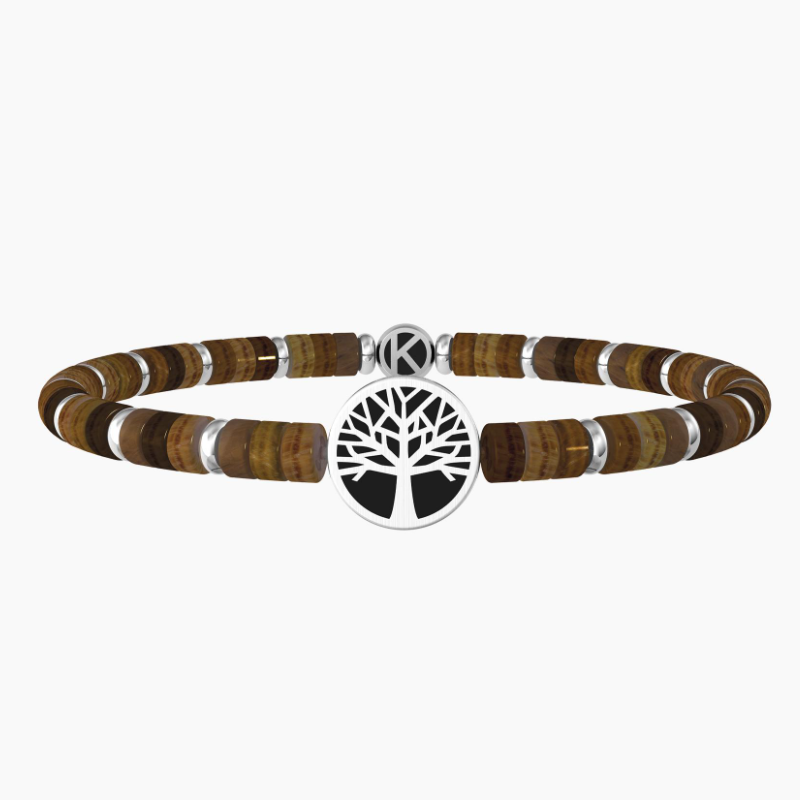 Elastic Men's Bracelet with Tree of Life Kidult 732056