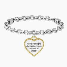 Carica l&#39;immagine nel visualizzatore di Gallery, Bracciale Da Donna In Acciaio Con Catena Rolò &quot;Comfort Fit&quot; Kidult 732003
