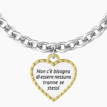 Carica l&#39;immagine nel visualizzatore di Gallery, Bracciale Da Donna In Acciaio Con Catena Rolò &quot;Comfort Fit&quot; Kidult 732003
