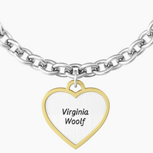Carica l&#39;immagine nel visualizzatore di Gallery, Bracciale Da Donna In Acciaio Con Catena Rolò &quot;Comfort Fit&quot; Kidult 732003
