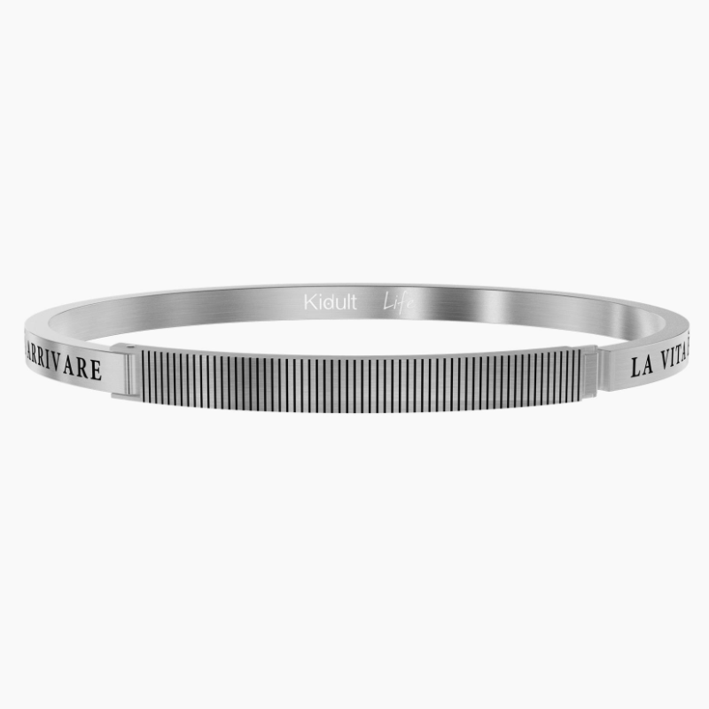 Pulsera para hombre en acero satinado 732042