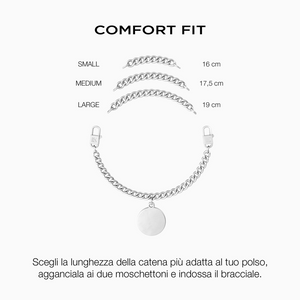 Bracciale Da Donna In Acciaio Comfort Fit Kidult 732007