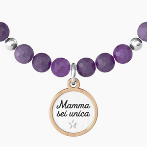 Bracciale Da Donna Con Ametista E Ciondolo Kidult 732153