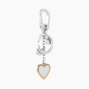Llavero De Acero Con Colgantes De Corazón Kidult 781009
