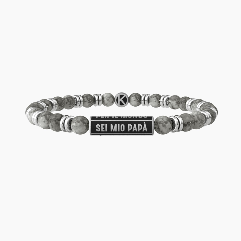 Pulsera De Hombre Elástica Con Esferas Kidult 731996