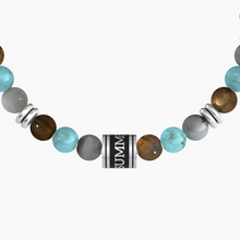 Cargar imagen en el visor de la galería, Pulsera De Hombre Elástica Con Piedras Multicolor Kidult 732179
