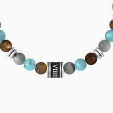 Cargar imagen en el visor de la galería, Pulsera De Hombre Elástica Con Piedras Multicolor Kidult 732179
