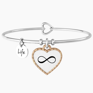 Bracciale Rigido Da Donna Con Ciondolo Cuore Kidult 732074