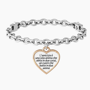 Bracciale Da Donna In Acciaio Con Ciondolo A Cuore Kidult 732080