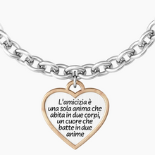Carica l&#39;immagine nel visualizzatore di Gallery, Bracciale Da Donna In Acciaio Con Ciondolo A Cuore Kidult 732080
