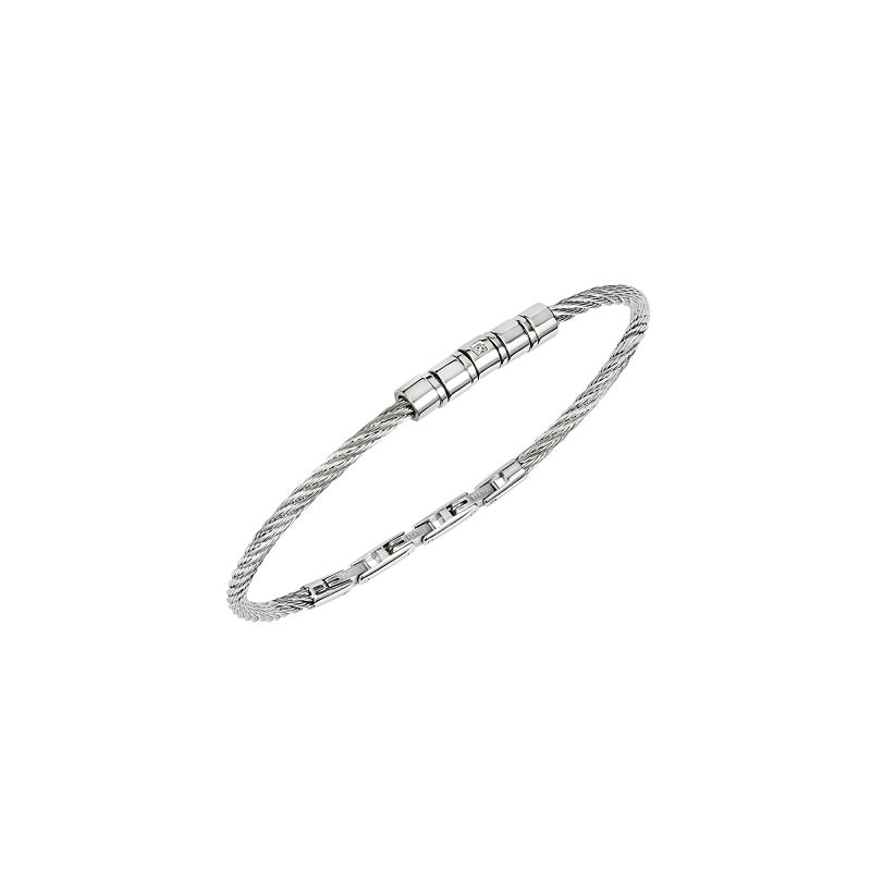 Bracciale da uomo in acciaio Breil LOOP TJ3436