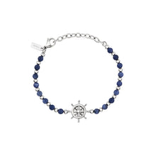 Carica l&#39;immagine nel visualizzatore di Gallery, Bracciale da uomo in acciaio e sodalite Breil SOUNDWAVE TJ3587
