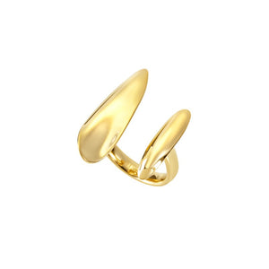 Anello da Donna in acciaio dorato Breil B Whisper TJ3706
