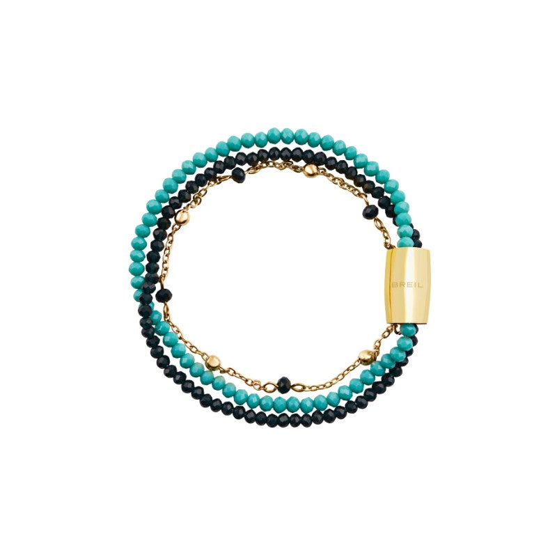 Bracciale da Donna in acciaio dorato Breil magnetica system TJ3769