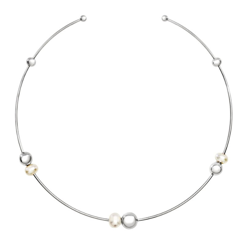 Collana da Donna in acciaio con perle Breil bubble TJ3776