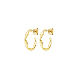 Orecchini da Donna in acciaio dorato Breil alchemy TJ3803