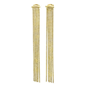 Orecchini da Donna in acciaio dorato Breil roll up TJ3807