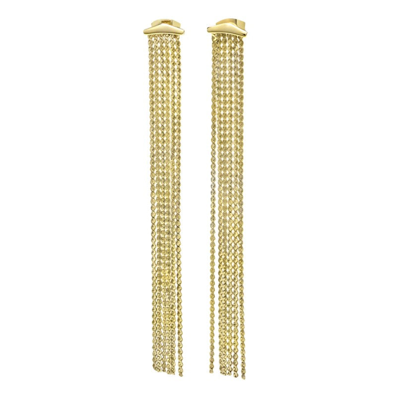 Orecchini da Donna in acciaio dorato Breil roll up TJ3807