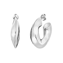 Cargar imagen en el visor de la galería, Orecchini da donna a cerchio in acciaio Breil Distinctive TJ3940
