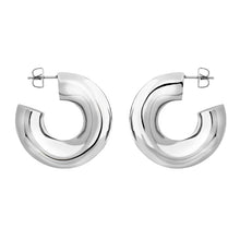 Cargar imagen en el visor de la galería, Orecchini da donna a cerchio in acciaio Breil Distinctive TJ3940

