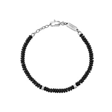 Carica l'immagine nel visualizzatore di Gallery, Bracciale da uomo in acciaio Breil Sfere Nere TJ4174
