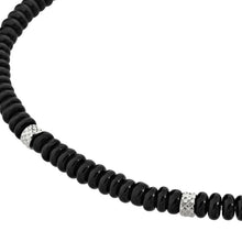 Carica l'immagine nel visualizzatore di Gallery, Bracciale da uomo in acciaio Breil Sfere Nere TJ4174
