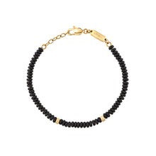 Cargar imagen en el visor de la galería, Bracciale da uomo in acciaio Breil Sfere Nere TJ4175
