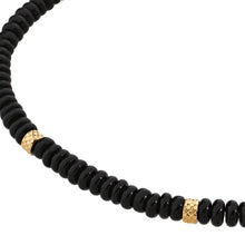 Cargar imagen en el visor de la galería, Bracciale da uomo in acciaio Breil Sfere Nere TJ4175
