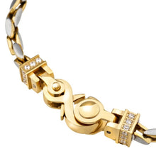 Carica l'immagine nel visualizzatore di Gallery, Bracciale da uomo in acciaio Breil Catena Bicolore TJ4244
