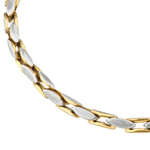 Carica l'immagine nel visualizzatore di Gallery, Bracciale da uomo in acciaio Breil Catena Bicolore TJ4244
