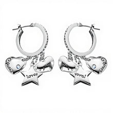 Load image into Gallery viewer, Orecchini da donna a cerchio guess UBE81052
