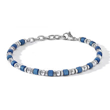 Carica l&#39;immagine nel visualizzatore di Gallery, Bracciale Da Uomo in Acciaio con Ematite Comete UBR 1100
