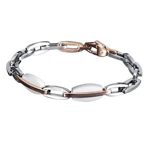Bracciale Da Uomo in Acciaio con ceramica Comete UBR 268