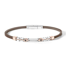 Carica l&#39;immagine nel visualizzatore di Gallery, Bracciale Da Uomo in Acciaio con ceramica Comete UBR 493
