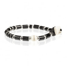 Carica l&#39;immagine nel visualizzatore di Gallery, Bracciale unisex in argento 925 Winter Black Gerba GE/WB01
