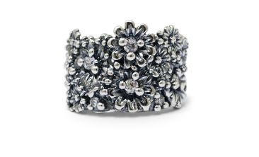 Anello Primule Edizione Limitata  in Argento 925 Maestro Riverso AnEd02/B