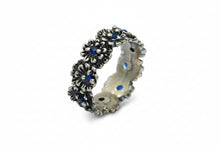 Load image into Gallery viewer, Anello da donna in argento 925 Maestro Riverso Primule Misura 15 AnPrm14-15/bl
