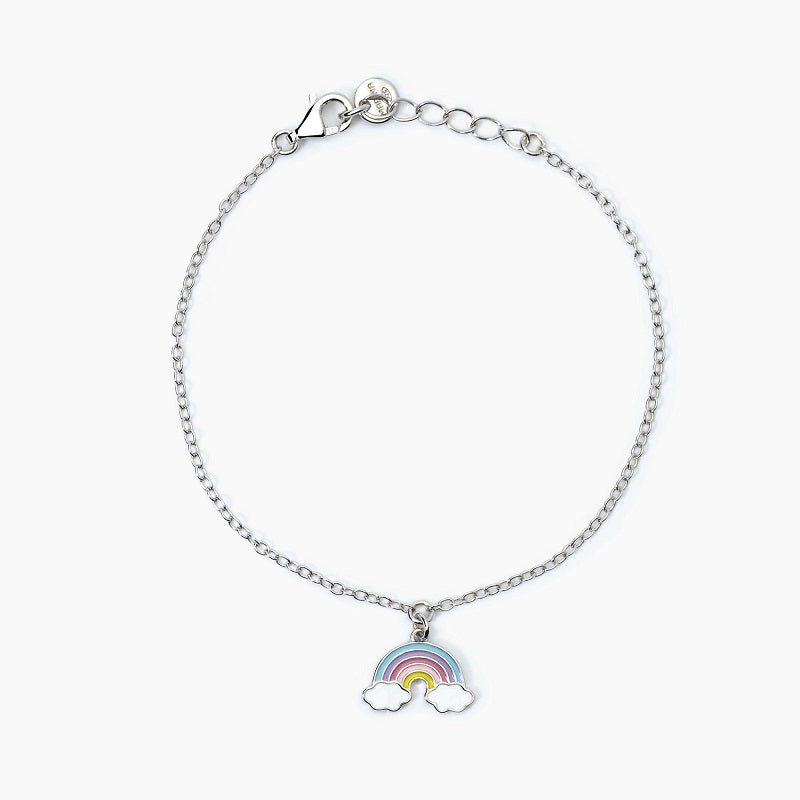 Bracciale bimba in argento con arcobaleno RAINBOW Mabina 533780