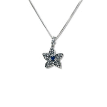 Load image into Gallery viewer, Collana da donna in Argento 925 Maestro Riverso Mare Mr58/Blu

