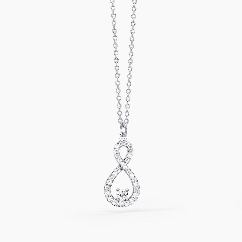 Collana da donna in argento con ciondolo a infinito  ENDLESS Mabina 553211