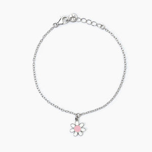 Bracciale bimba in argento con margherita DAISY Mabina 533795