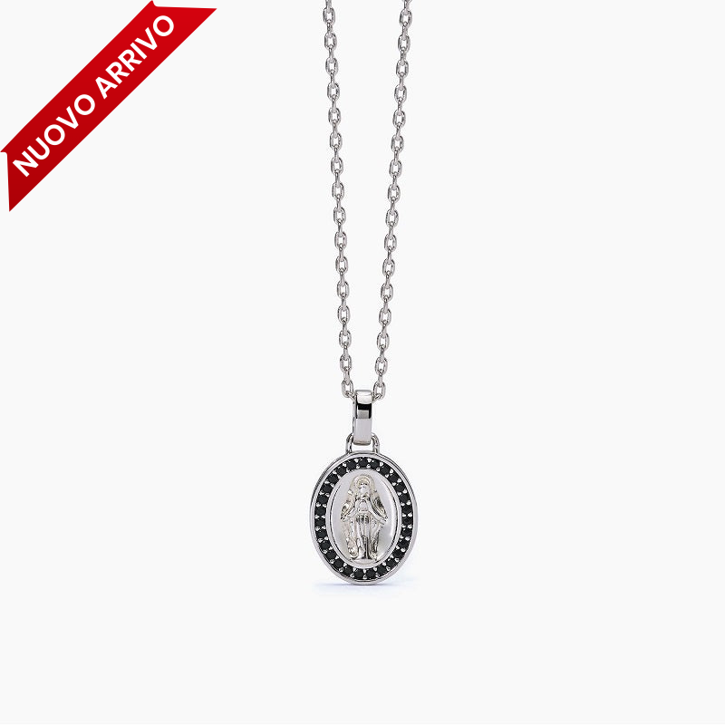 Collana da uomo in argento con ciondolo MYSTICAL Mabina 553568