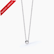 Carica l&#39;immagine nel visualizzatore di Gallery, Collana da donna in argento con punto luce SHINY Mabina 553543
