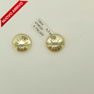 18 KT GOLD BUTTON COVER