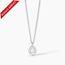 Carica l&#39;immagine nel visualizzatore di Gallery, Collana da donna in argento con zirconi bianchi COOL OR RÉTRO? Mabina 553662
